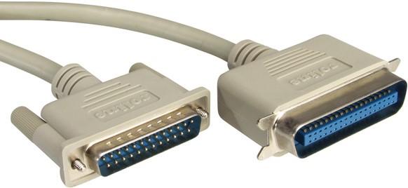Roline Parallel port cable DB25 connector-Centronics36 (4.50 m, Parallel (printer))
