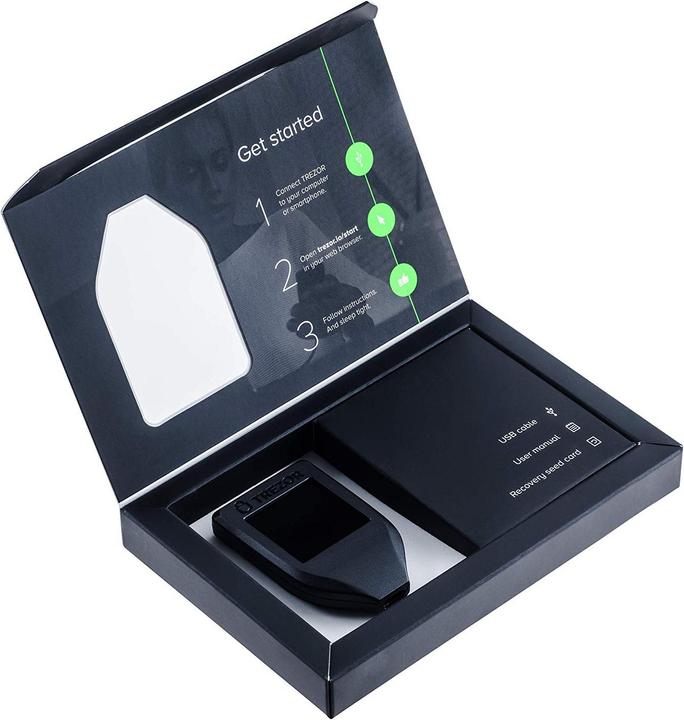 Image du produit SatoshiLabs Trezor Modèle T (Bitcoin, Bitcoin cash, Bitcoin or, Se dépêcher, Digibyte, Dogecoin, éther, Ethereum Classic, Komodo, Lithécoïne, TRON, Zcash, Ordonnance, Lyss, Qtum)