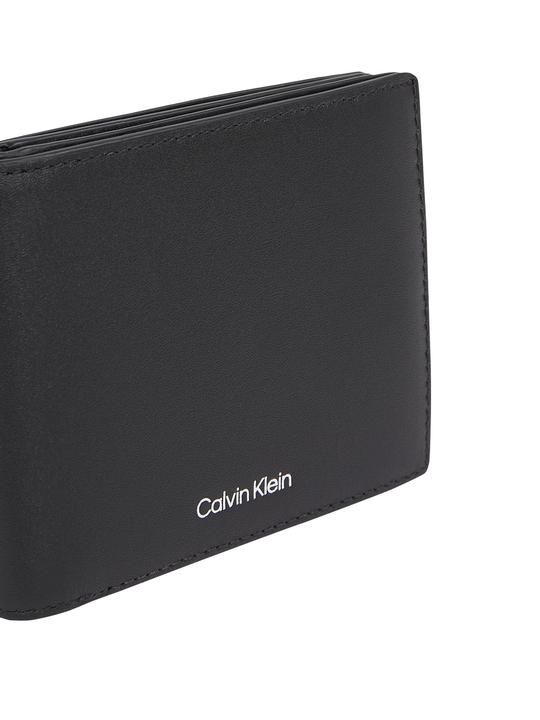 Actual product image Calvin Klein Ck Sleek Bifold 5cc W/Coin (100% Leather (FWA))