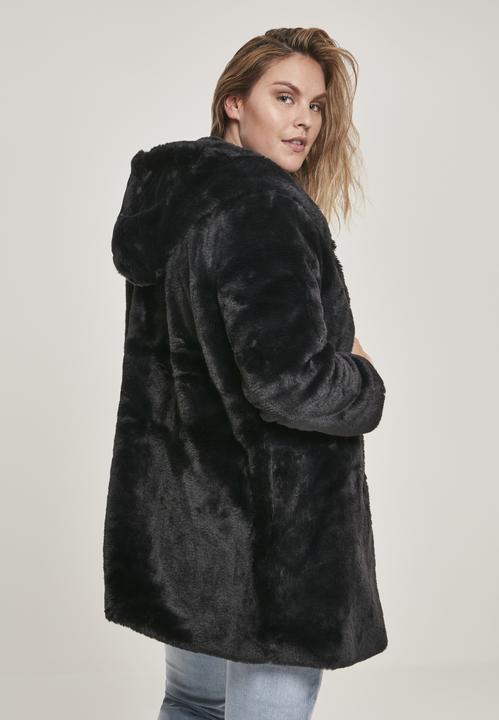 Actual product image Urban Classics Ladies Hooded Teddy Coat (S)