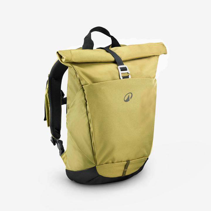 Actual product image Quechua Wanderrucksack Rolltop - NH500 Escape 16 L + 4 L khaki (21 l)