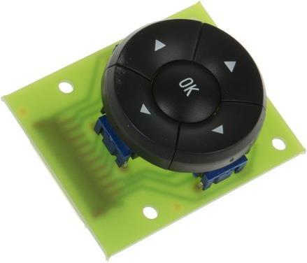 Mec interrutore PCB 5 vie nero
