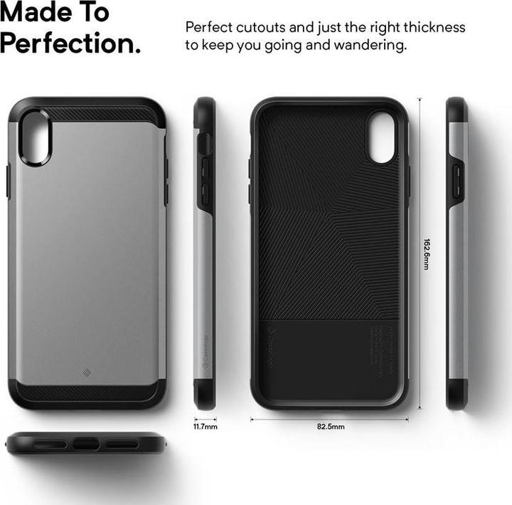 Actual product image Caseology Legion Case - Case for iPhone Xs Max (Silver) (Apple iPhone XS Max)
