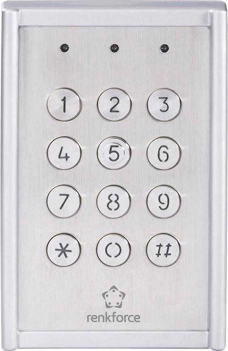 Immagine prodotto Renkforce Set di 2 Serratura a codice resistente alle intemperie IP65 (Combinazione numerica elettronica)