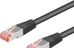Immagine prodotto Goobay cavo patch CAT 6, S/FTP (PiMF), nero, 0,5 m (S/FTP, CAT6, 0.50 m)