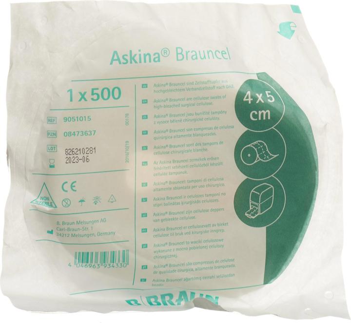 Askina Brauncel Zellstofftupfer (500 Stk)