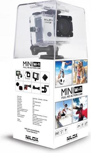 Produktbild Nilox Mini WIFI ActioncamFullHD, 30fps, bis 30m Wasserdicht (Full HD, WLAN)