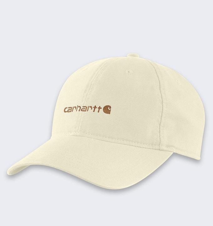 Immagine prodotto Carhartt Kappe aus Canvas mit Grafikstickerei in Ecru