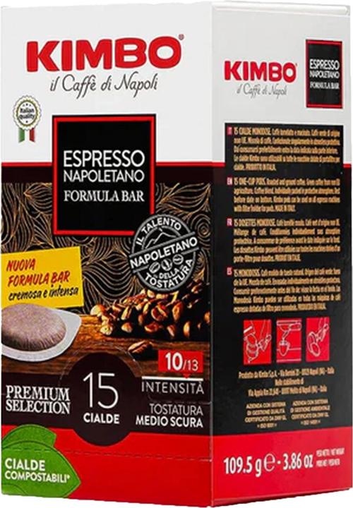 Actual product image Kimbo Espresso Napoletano - Formula Bar (15 x Port.)