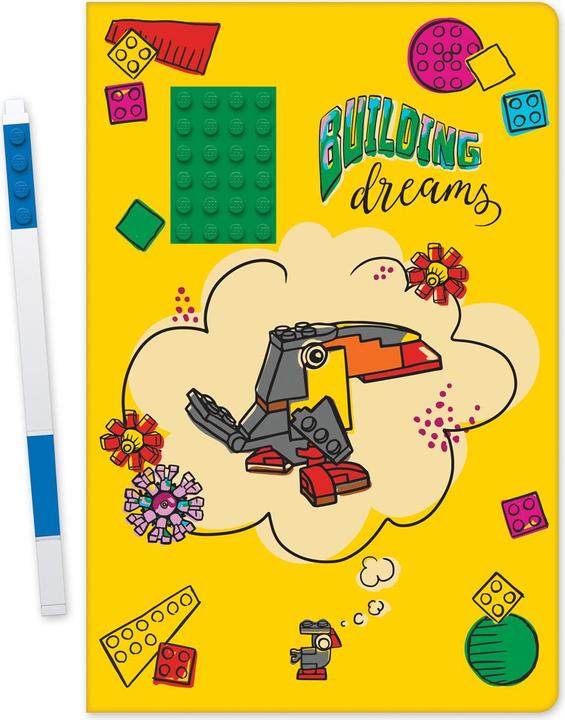Image du produit LEGO Notebook Building Dream avec stylo gel