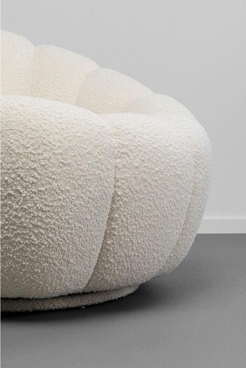 Actual product image Kare Design Swivel armchair Peppo Bloom White