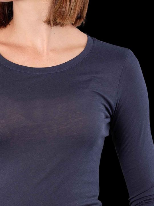 Actual product image Armedangels Enriccaa Soft T-Shirt Long Sleeve Night Sky (XL)