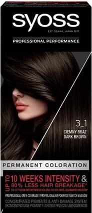 Produktbild Syoss Permanent Coloration Hair Dye Permanently Coloring 3-1 Dark Brown (3-1 Dark Brown)