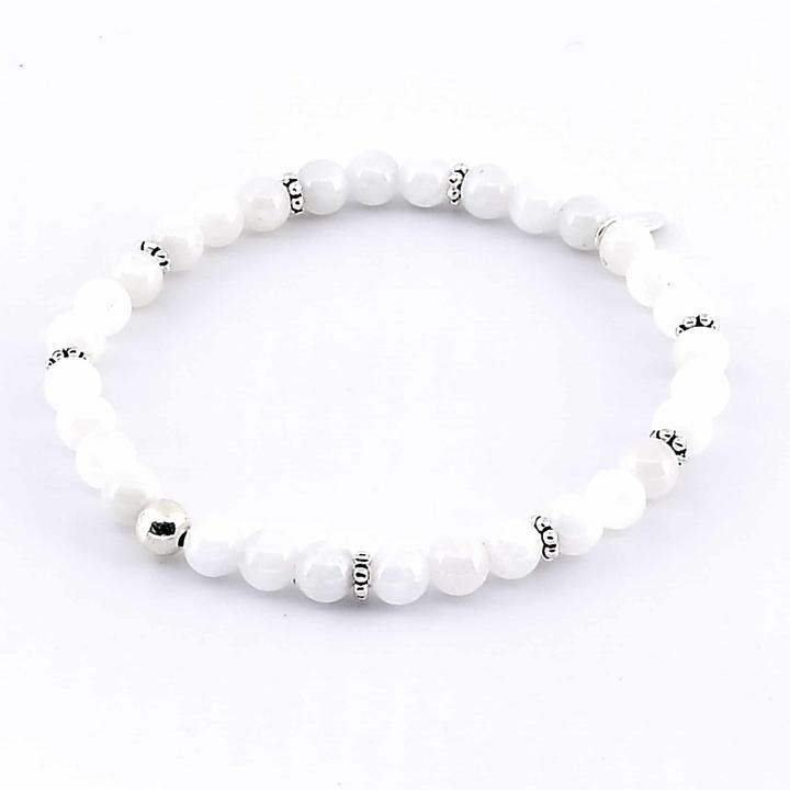 Balibay Melea (18 cm, 925 Sterling Silber, Mondstein, Edelstein)