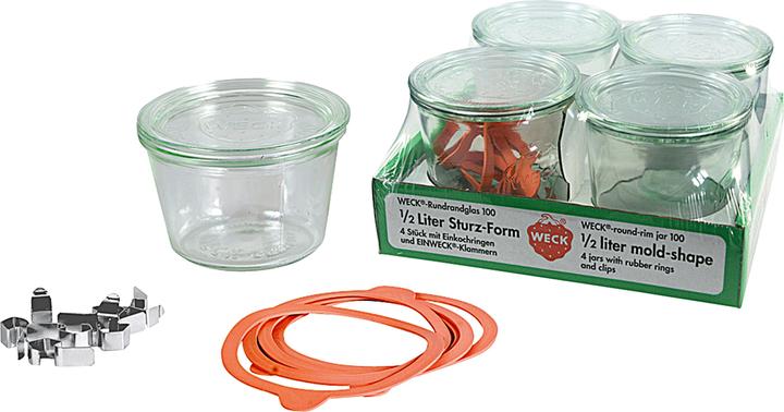 Weck lintel shape (4 pcs., 0.25 l)