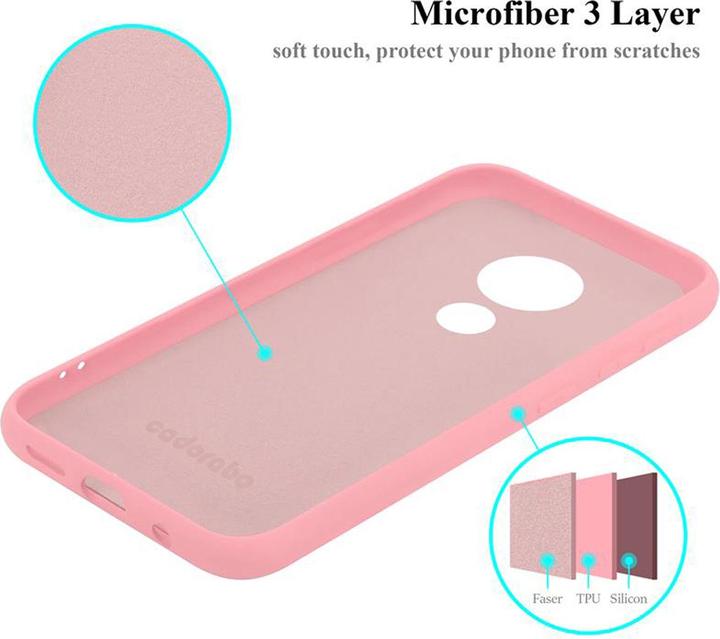 Actual product image Cadorabo TPU Liquid Silicone Case Cover (Motorola Moto G7 Power)