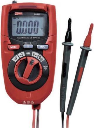 Image du produit Rs Pro Pocket Multimeter with NCV Tester (CAT IV 600V)