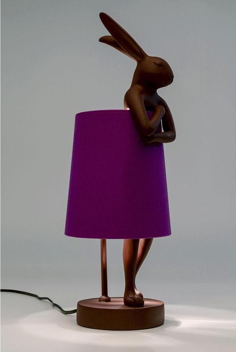 Produktbild Kare Design Tischleuchte Animal Rabbit Rot/Lila 50cm (E14)