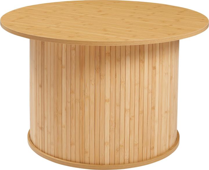 En.Casa Couchtisch Ledepid 48xØ80 cm Natur
