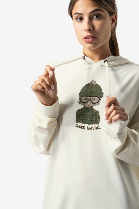 Produktbild Super Natural W Snow Cat Hoodie (XS)