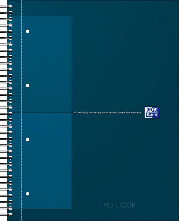 Oxford Notizbuch (A4+, Quadrillé, Couverture rigide)