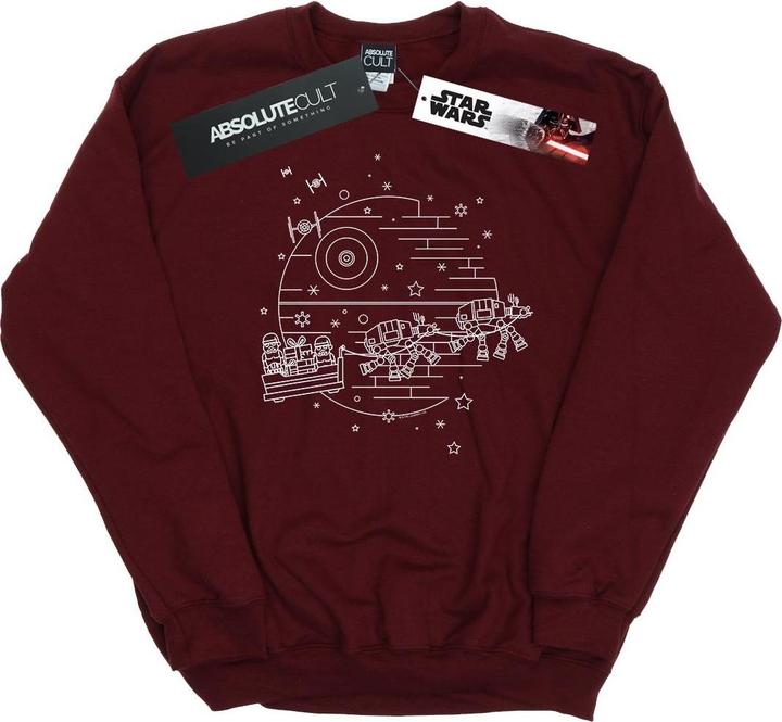 Star Wars Death Star Sleigh Sweatshirt (L)