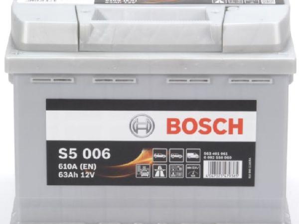 Actual product image Bosch Automotive S5 006 (12 V, 63 Ah, 610 A)