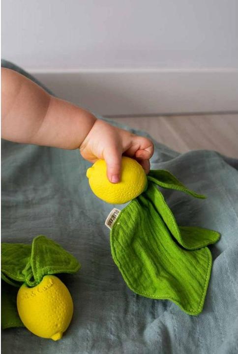 Actual product image Oli and Carol Mini Doudou - Teether John Lemon