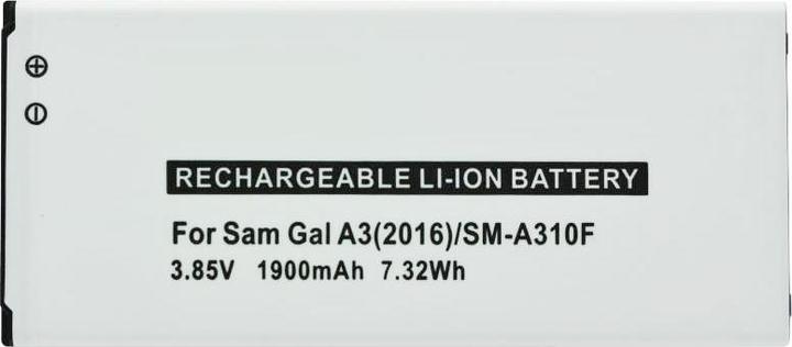 Actual product image AccuCell Akku Samsung Galaxy A3, (2016) SM-A310F