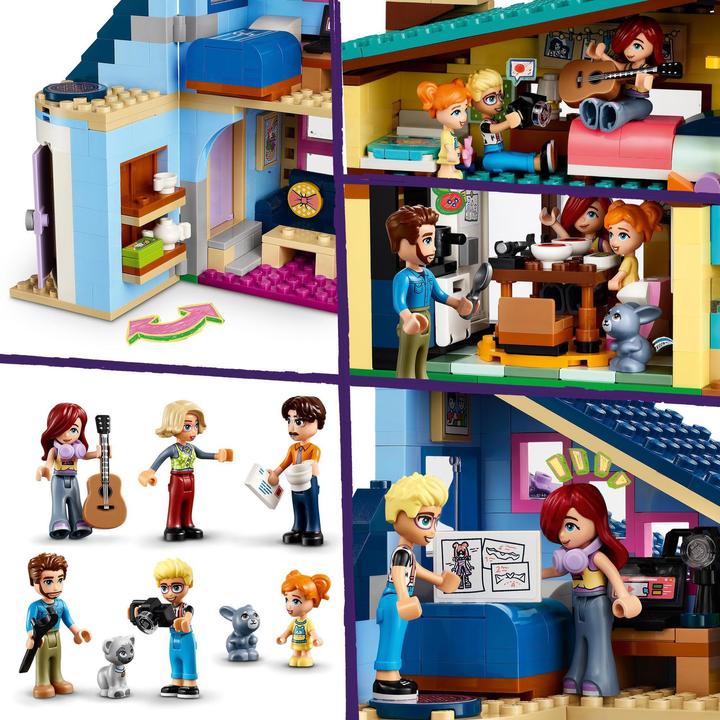 Produktbild LEGO Ollys und Paisleys Familien Haus (42620, LEGO Friends)
