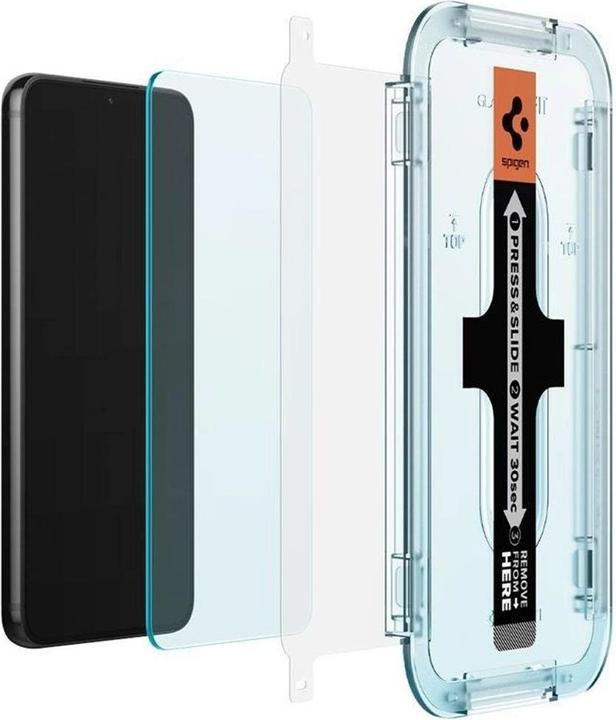 Actual product image Spigen Tempered Glass Glass.Tr Ez Fit 2-Pack Galaxy S22+ Plus (1 Piece, Samsung Galaxy S21)