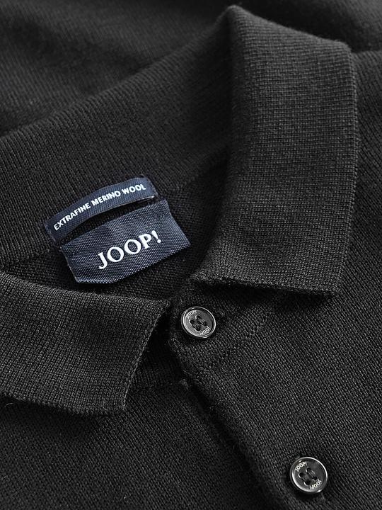 Actual product image Joop! Wool Dondo Polo Shirt Long Sleeve Black (XL)