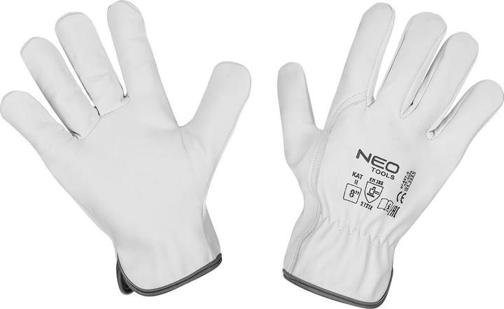 Actual product image Neo Tools work gloves (work gloves, 2122X, goatskin, size 8", CE) (8)