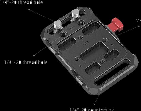 Image du produit SmallRig Mini V Mount Battery Plate 2987