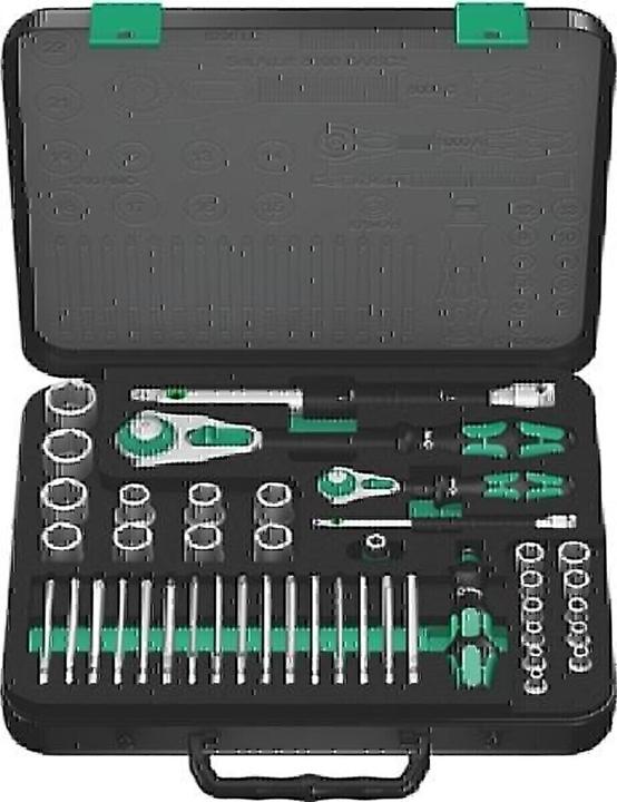 Actual product image Wera 8100 SA/SC 2 Zyklop Speed Ratchet Set (15 mm, 7 mm, 6 mm, 8 mm, 4 mm, 5 mm, 23 mm, 18 mm, 22 mm, 13 mm, 12 mm, 10 mm, 14 mm, 16 mm, 24 mm, 21 mm, 19 mm, 20 mm, 11 mm, 9 mm, 17 mm)