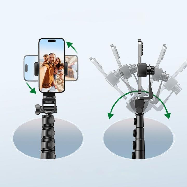 Produktbild Ugreen Selfie stick tripod with Bluetooth remote LP680 1.7m