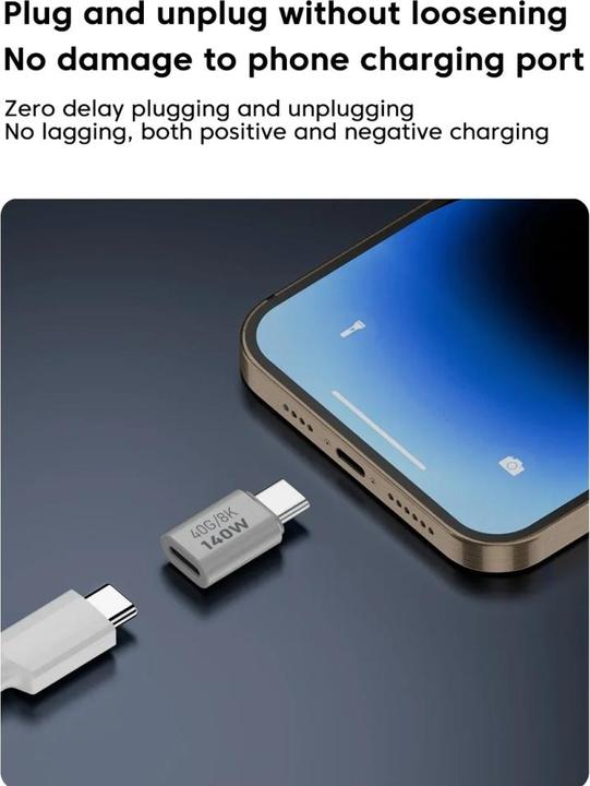 Produktbild PowerGuard USB C – USB C Adapter (USB 3.1, 140 W)