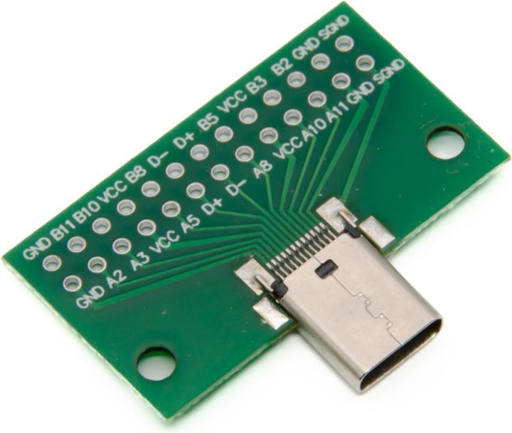 Produktbild Purecrea USB Typ C Buchse Breakout Board