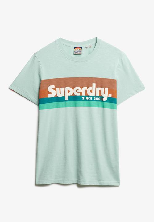 Actual product image Superdry Terrain Logo Stripe Relxed Tee (XXL)