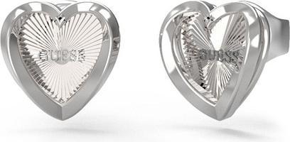 Guess - Beautiful Mon Amour Heart Steel Earrings JUBE04612JWRHT/U