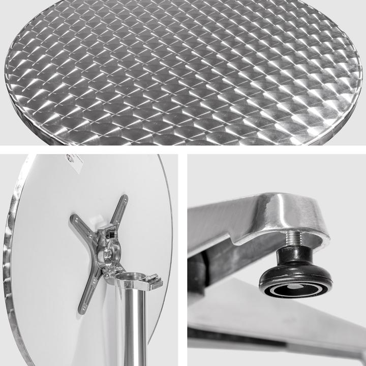 Image du produit tectake Tables de bistrot (Ø 60 x 114 cm)
