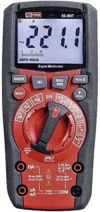 Produktbild Rs Pro RS965 Digital Multimeter, TRMS, IP67 (CAT III)
