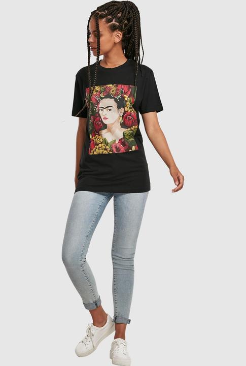 Actual product image Merchcode Ladies Frida Kahlo Portrait Tee (S)