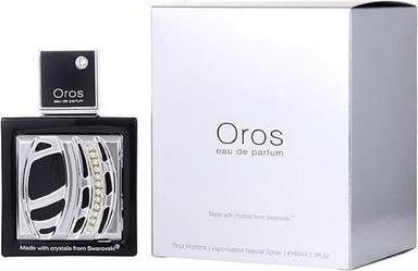 Actual product image Armaf Oros Eau De Parfum Spray for Men with Swarovski Elements Woody Spicy 2.9 Fl Oz (Eau de parfum, 85 ml)