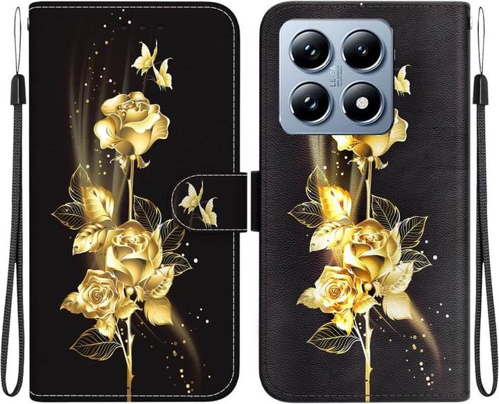 Image du produit Cover-Discount Xiaomi 14T Pro - Housse de transport avec motif de fleurs (Xiaomi 14T Pro)