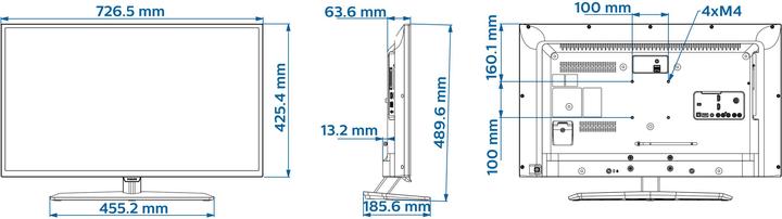 Actual product image Philips 32hfl3011t (32", LED)