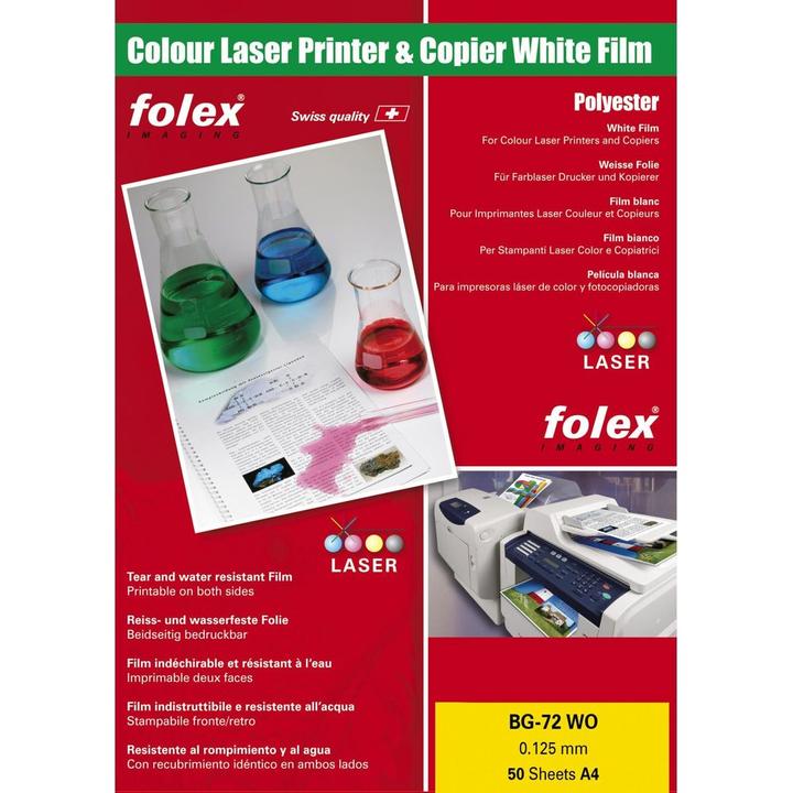 Produktbild Folex Laserfolie Color-Laser (0.13 g/m², 50 x, A4)
