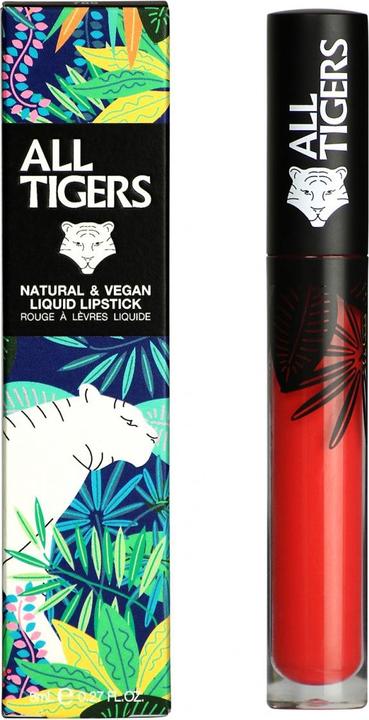 All Tigers Liquid Lipstick matt vegan und natürlich (Koralle)