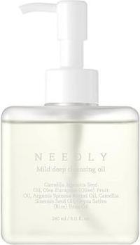 Image du produit Needly Huile nettoyante douce Nettoyant doux et profond Élimination des points noirs et des impuretés (Chiffons de nettoyage, 240 ml)
