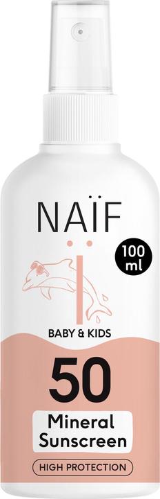 Naïf Näif Mineral Sun Spray SPF50 Baby & Kids 175ml (Sonnenspray, SPF 50, 175 ml, 213 g)